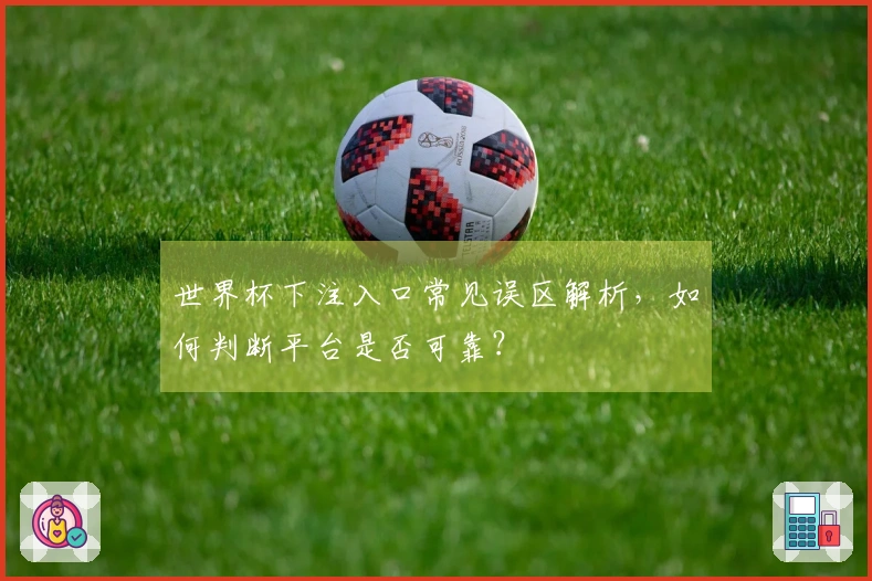 世界杯下注入口常见误区解析，如何判断平台是否可靠？
