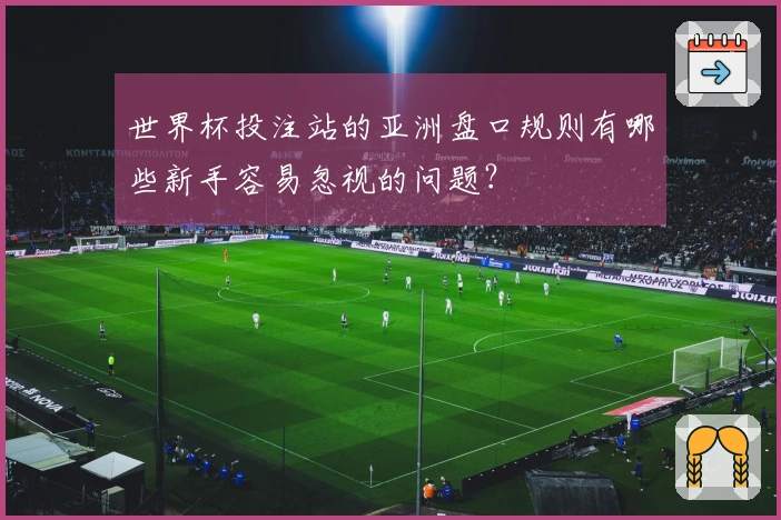 世界杯投注站的亚洲盘口规则有哪些新手容易忽视的问题？